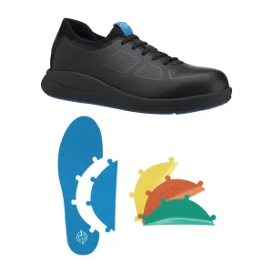 WearerTech Transform Safety Toe Trainer Black with Modular Insole Size 37 - BB745-37