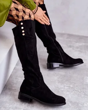 Women's Casual Daily Rivet Zipper Boots