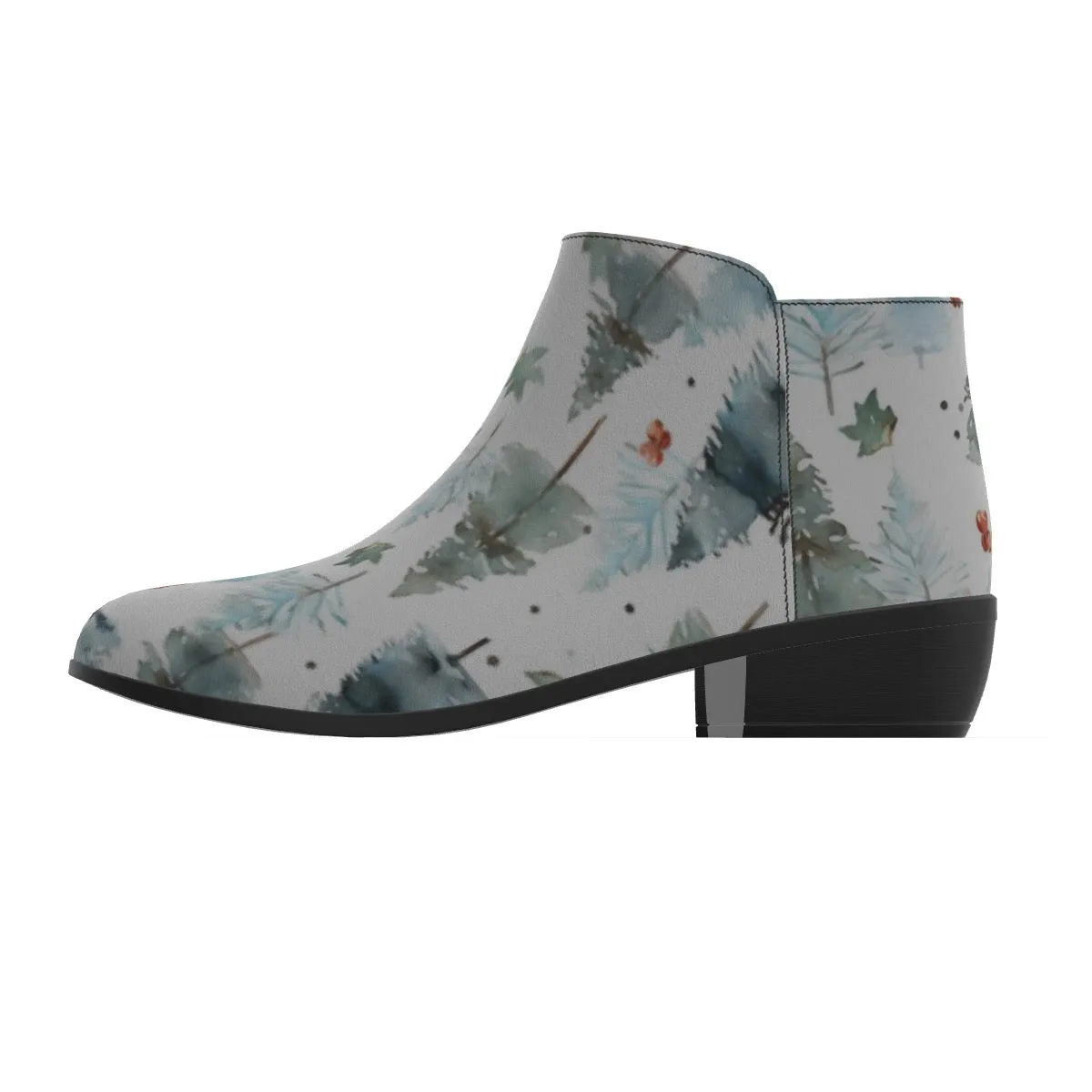 Women's Fashion Boots Christmas print