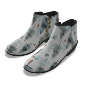 Women's Fashion Boots Christmas print