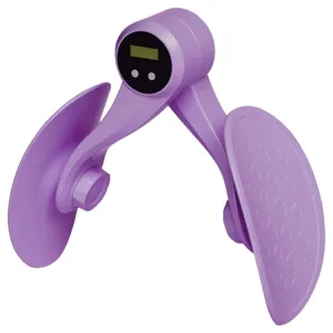 Yoga Clip Legs Pelvic Muscle Trainer Kegel Exercise Postpartum Repair Slim Legs Equipment, Color: Counting Model Purple