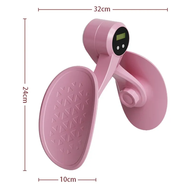 Yoga Clip Legs Pelvic Muscle Trainer Kegel Exercise Postpartum Repair Slim Legs Equipment, Color: Counting Model Purple