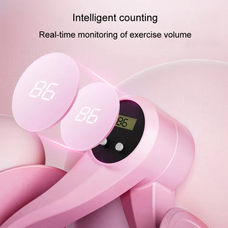 Yoga Clip Legs Pelvic Muscle Trainer Kegel Exercise Postpartum Repair Slim Legs Equipment, Color: Counting Model Purple